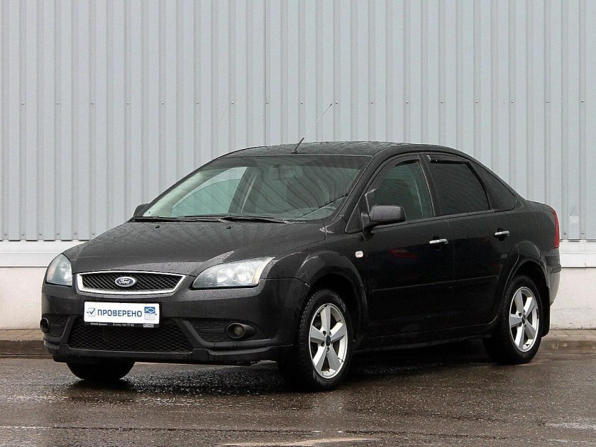 Ford Focus 2 2006 седан черный