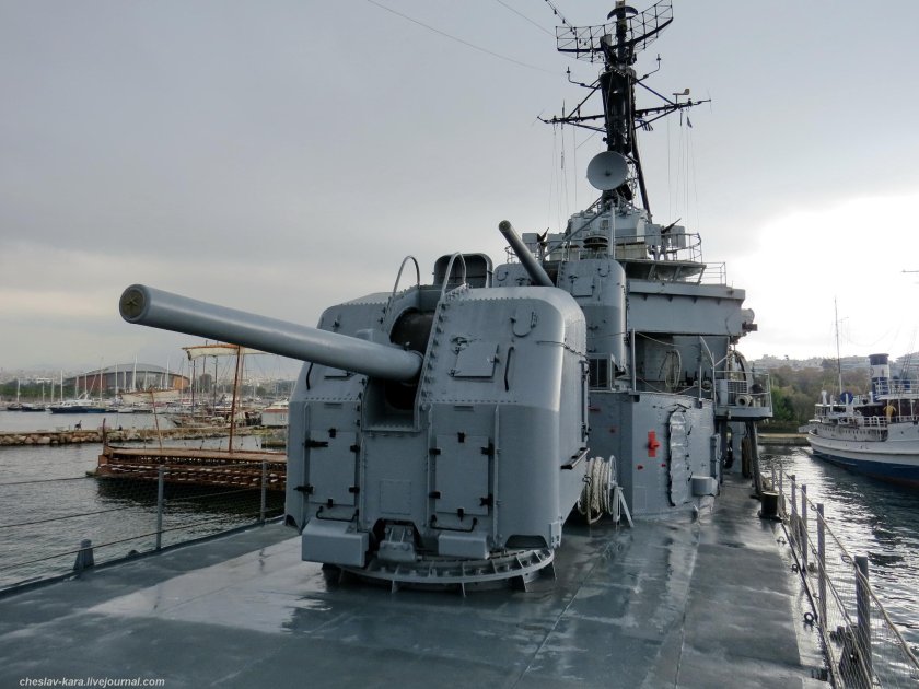 Орудия на эсминцах