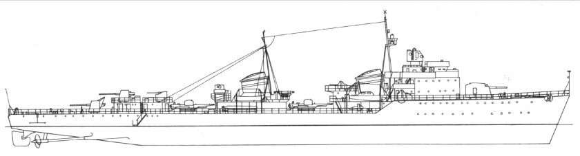 Эсминец Фубуки чертежи