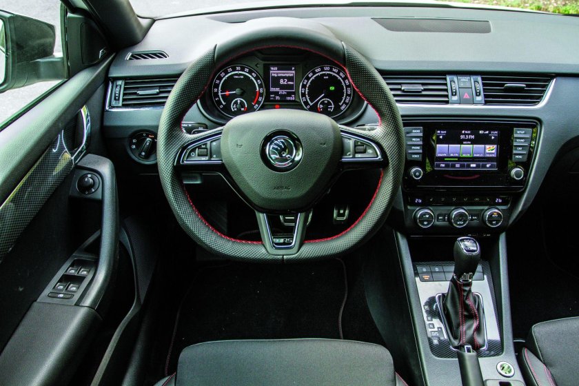 Octavia RS 2014 салон