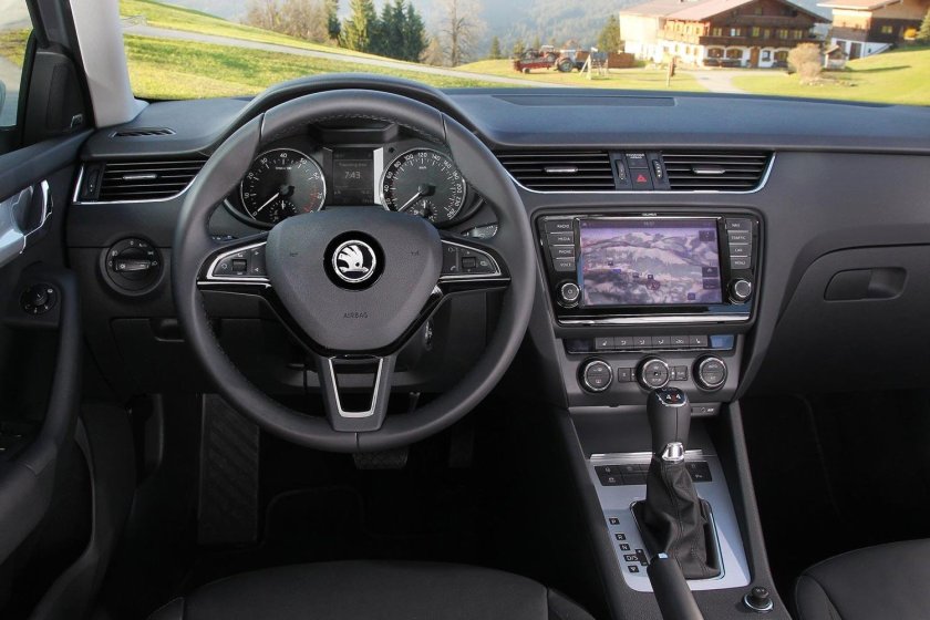 Škoda Octavia 2017 салон