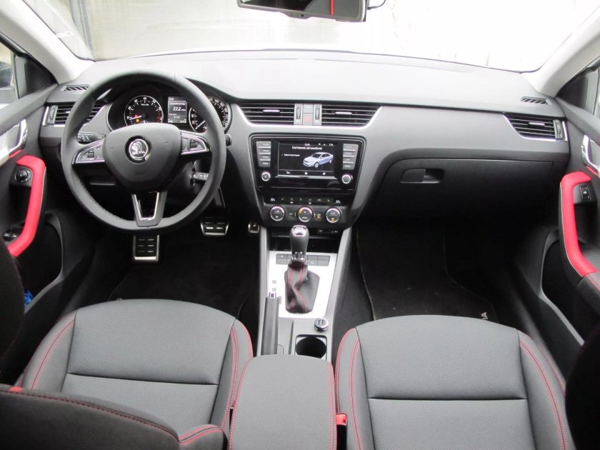 Skoda Octavia mk3 салон
