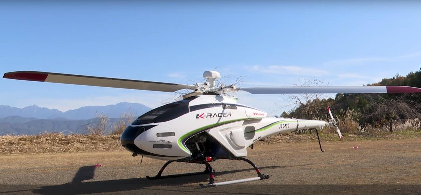 Однороторный дрон – беспилотный вертолет