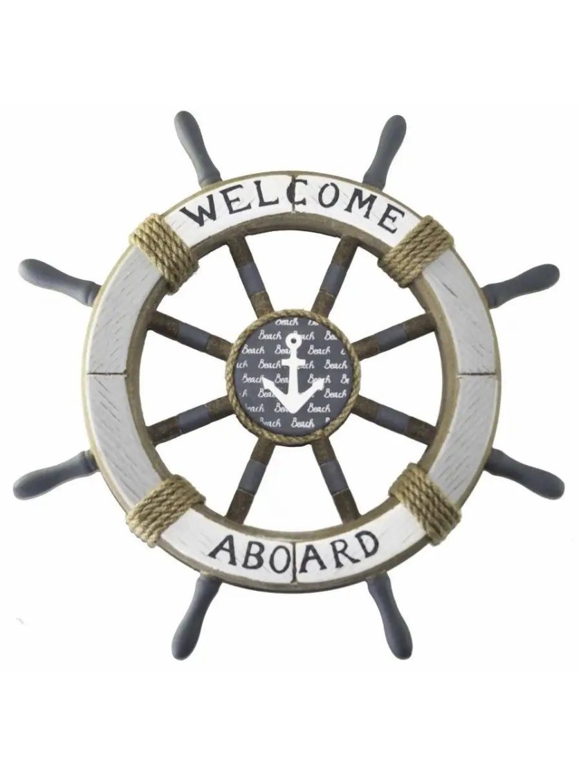 Штурвал деревянный