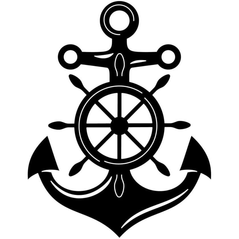 Якорь и штурвал