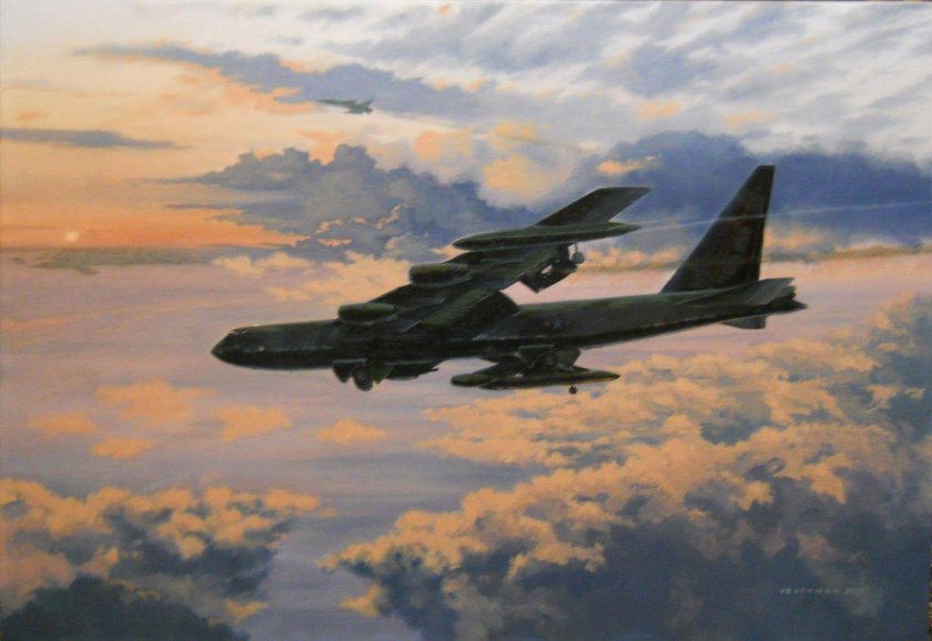 Б52 бомбардировка