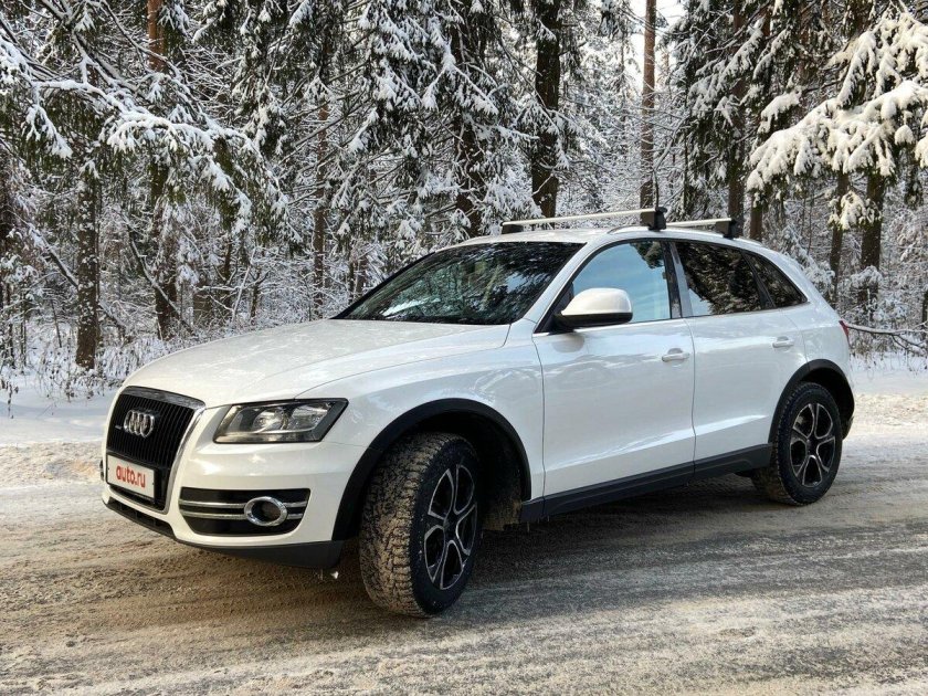 Белый Audi q5 i (8r) Рестайлинг 2.0 at (225 л.с.) 4wd с пробегом