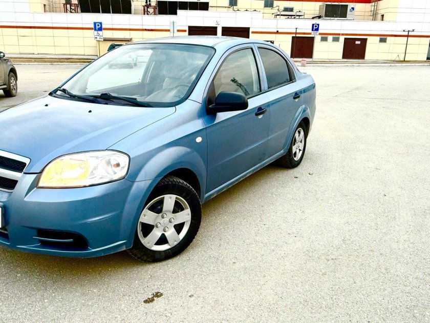 Шевроле авео 2008 седан синий