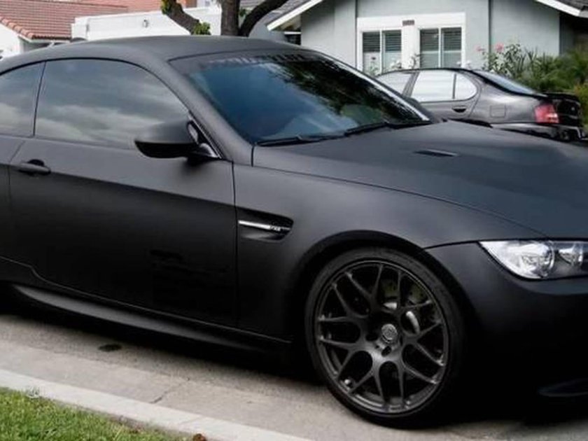 Bmw e92 m3 black matte