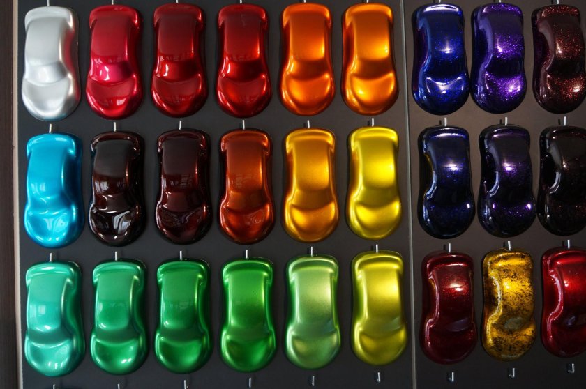 Автомобильные цвета