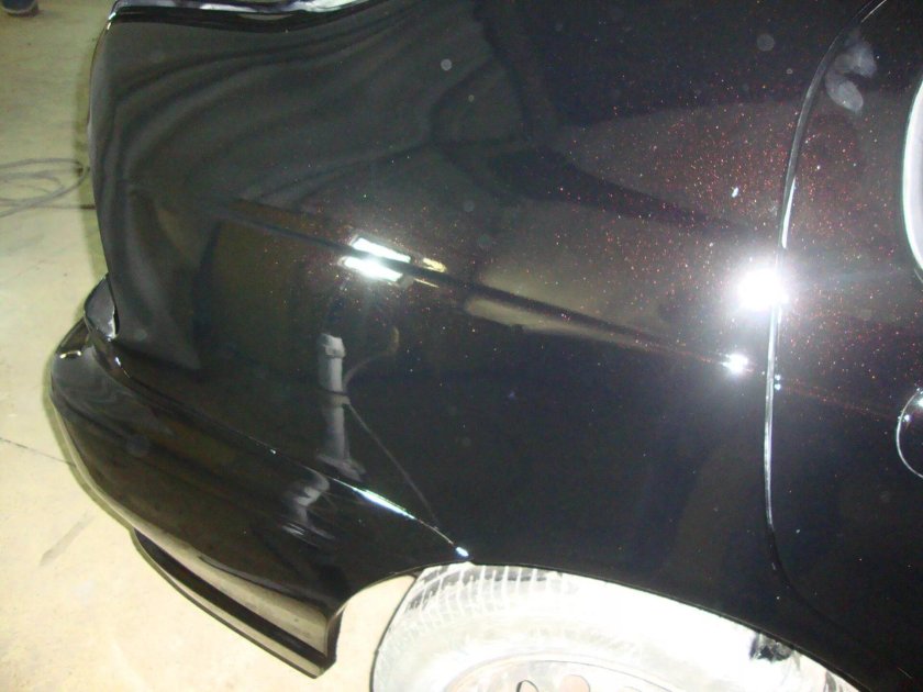 Краска Mazda 16w черный перламутр (металлик)