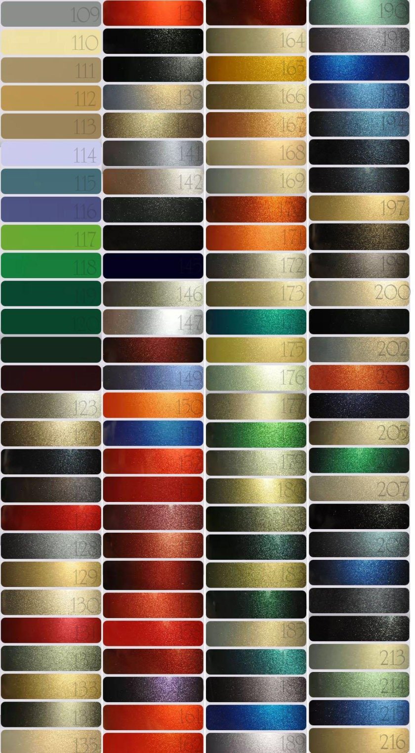 Палитра Мобихел металлик