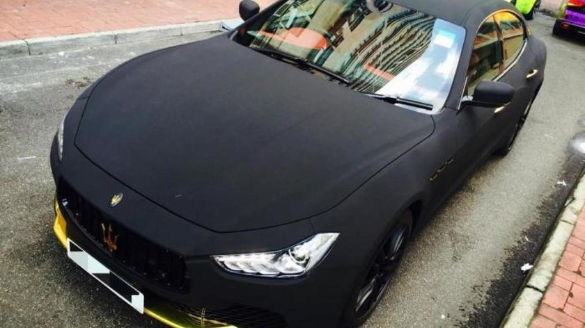 Matte Black Maserati