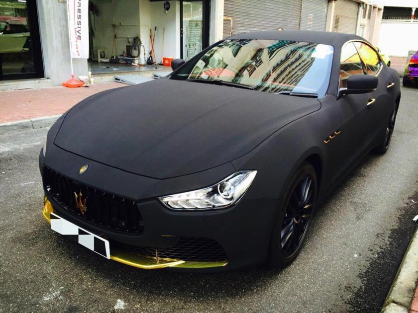 Matte Black Maserati