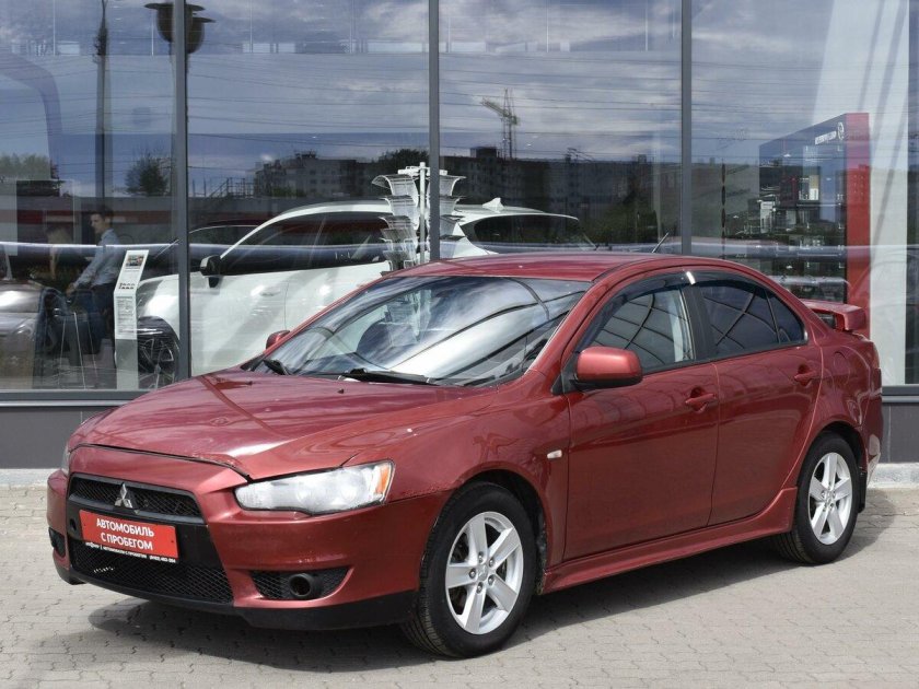 Субару Импреза красная 2008