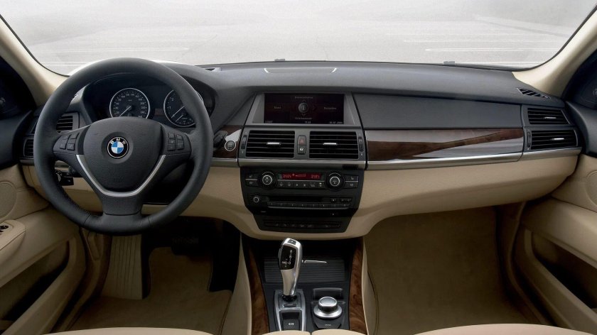 BMW x5 2007 салон