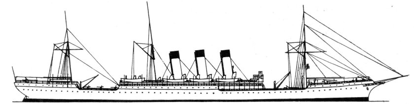 Вспомогательный крейсер Ангара 1904 год