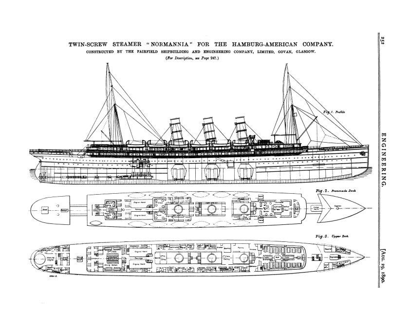 Вспомогательный крейсер Урал чертежи