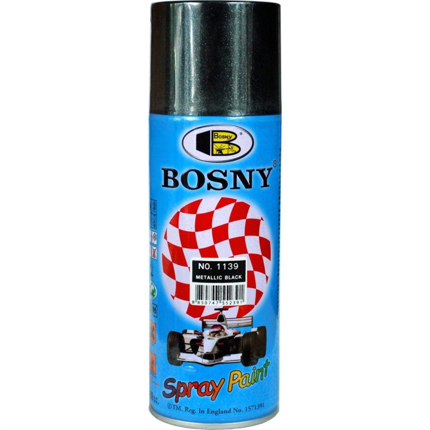 Аэрозольная эмаль Bosny 22 Серебряно-серый (400мл)
