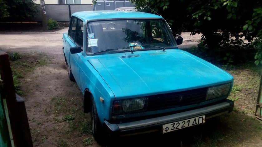 ВАЗ 2105 голубая Лагуна