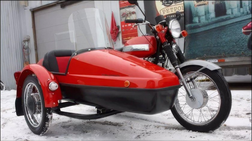 Ява 634 с коляской велорекс