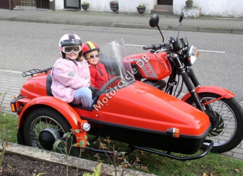 Jawa 638 с коляской