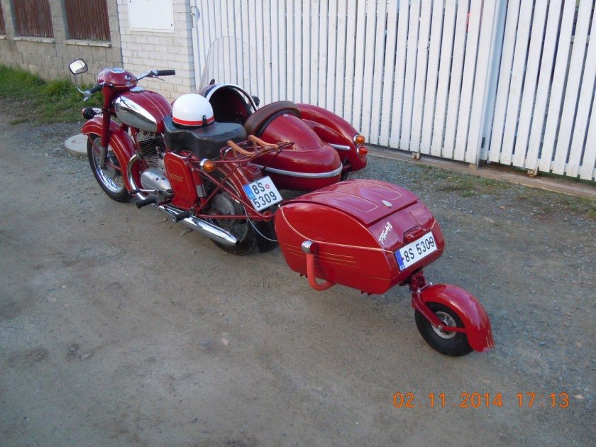 Ява 638 с коляской велорекс