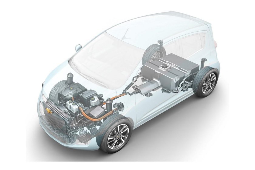 Тяговый электродвигатель электромобиля Тесла