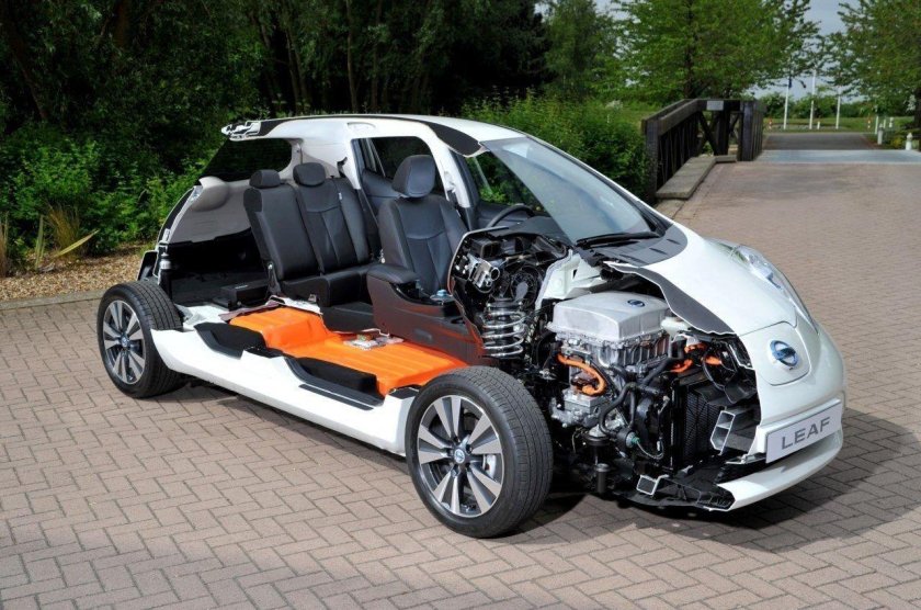 Nissan Leaf электромобиль