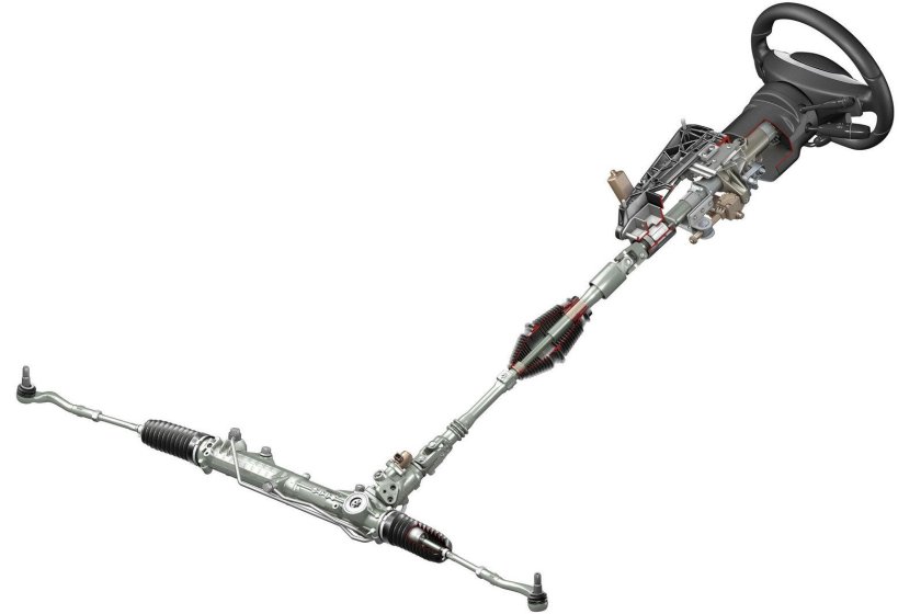 Рулевого управления с механизмом типа "шестерня-рейка"