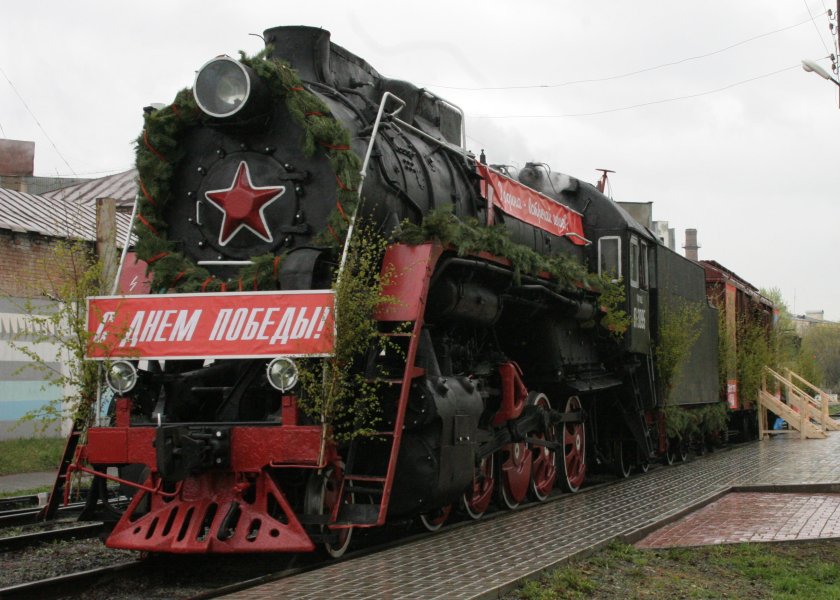 Поезд Победы 1945 белорусский вокзал