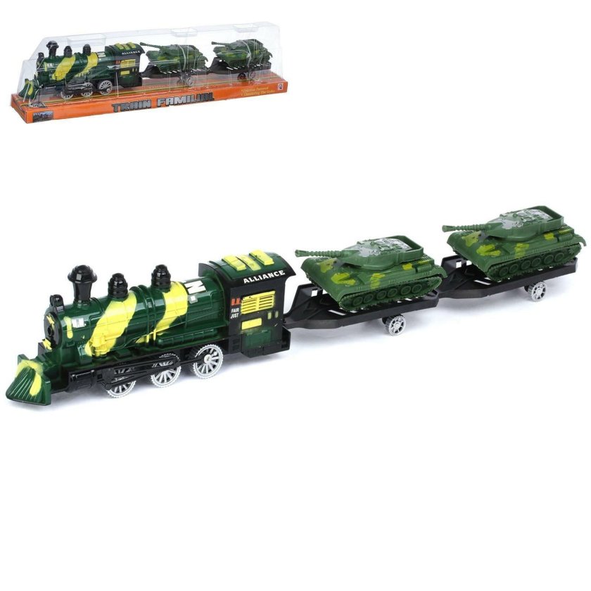 Поезд инерционный 458013 «паровоз», цвета микс