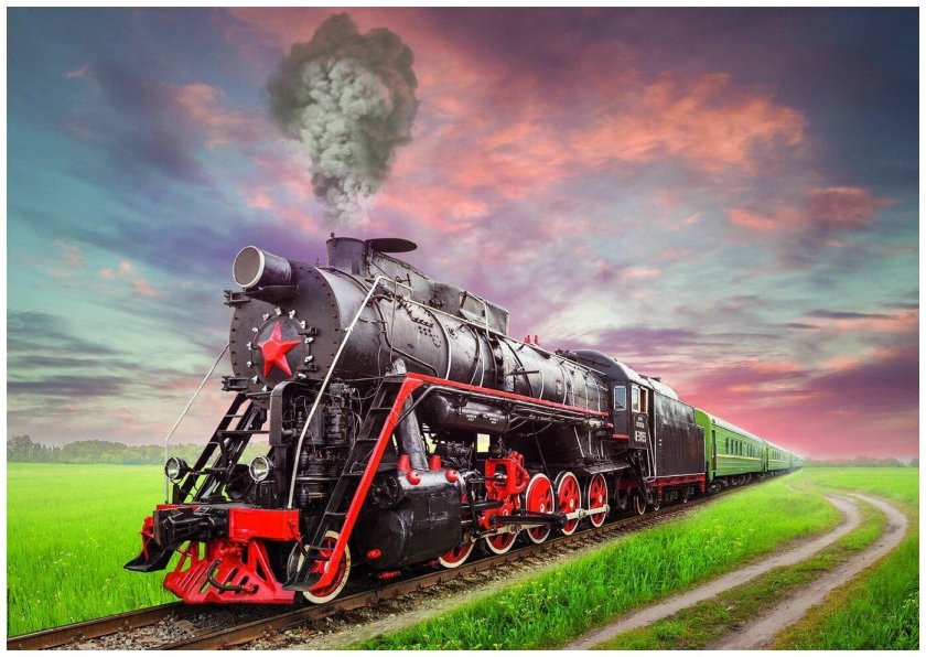 Паровоз Сортавала Рускеала