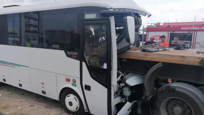 Авария автобуса с туристами в Турции