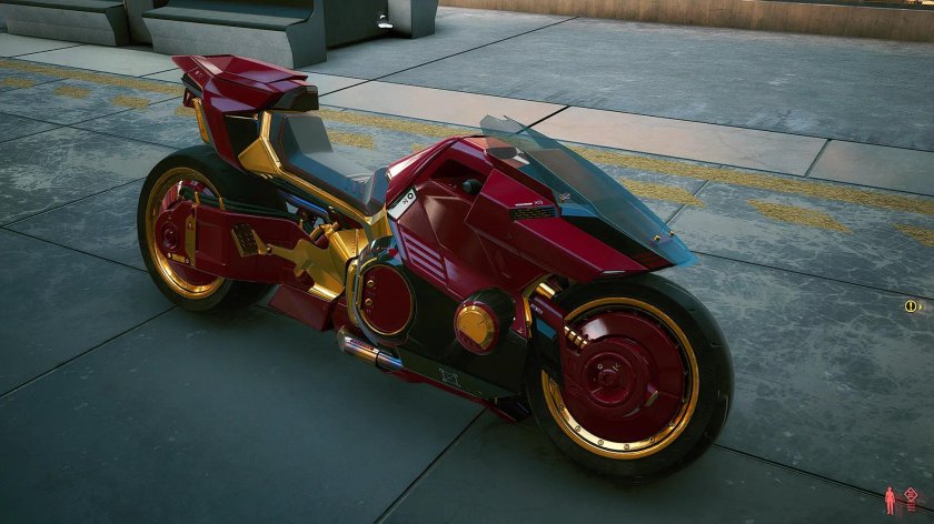 Cyberpunk 2077 байк Акира