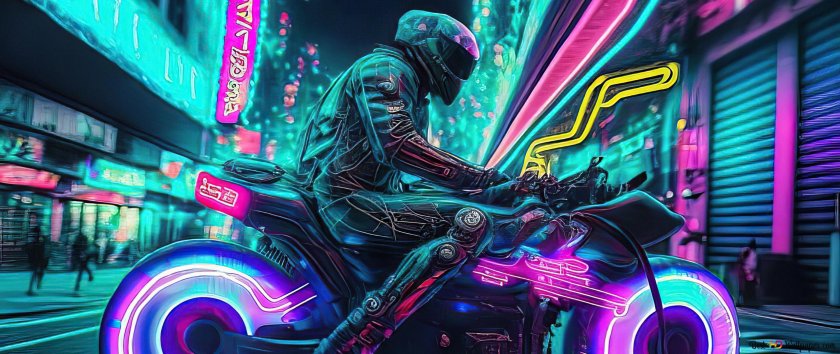 Кибер мотоцикл