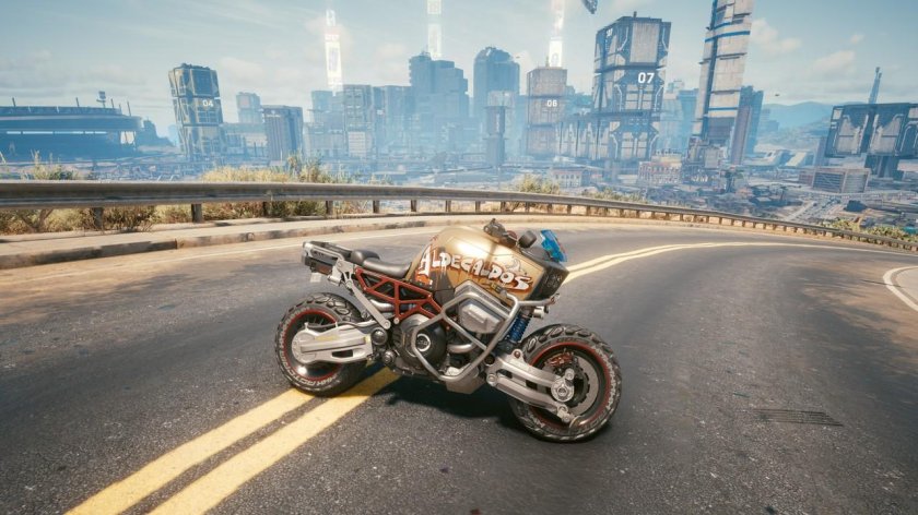 Мотоцикл Аполло Скорпион Cyberpunk 2077