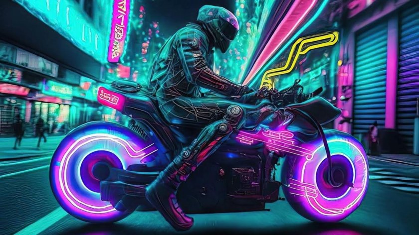 Cyberpunk 2077 мотоциклы