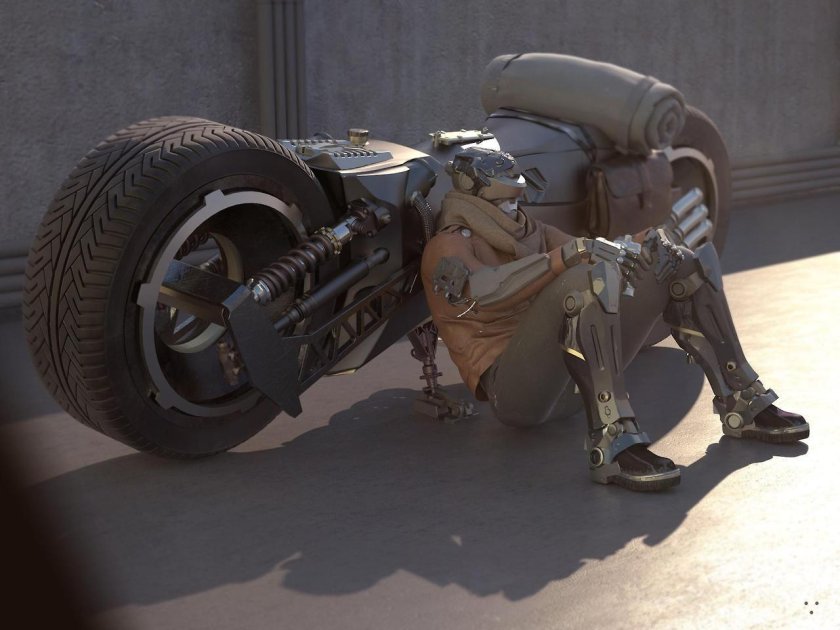 Cyberpunk 2077 мотоциклы