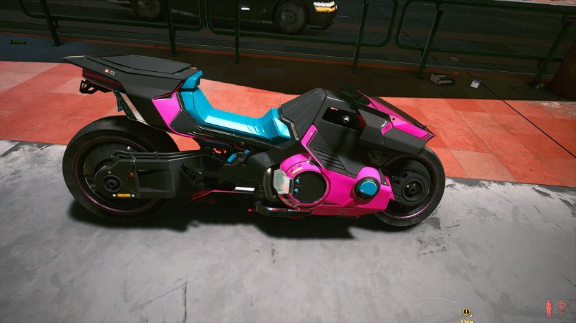 Cyberpunk 2077 мотоцикл Кусанаги