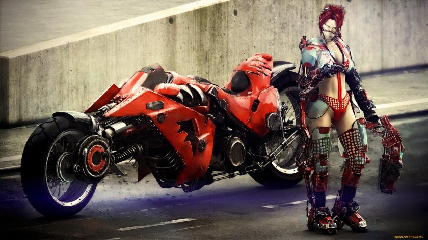 Cyberpunk 2077 байк Акира