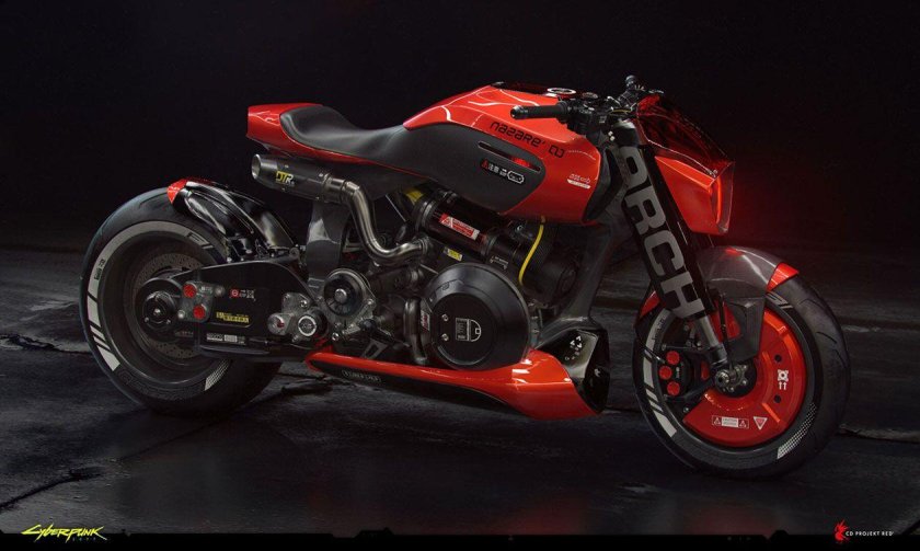 Cyberpunk 2077 мотоциклы