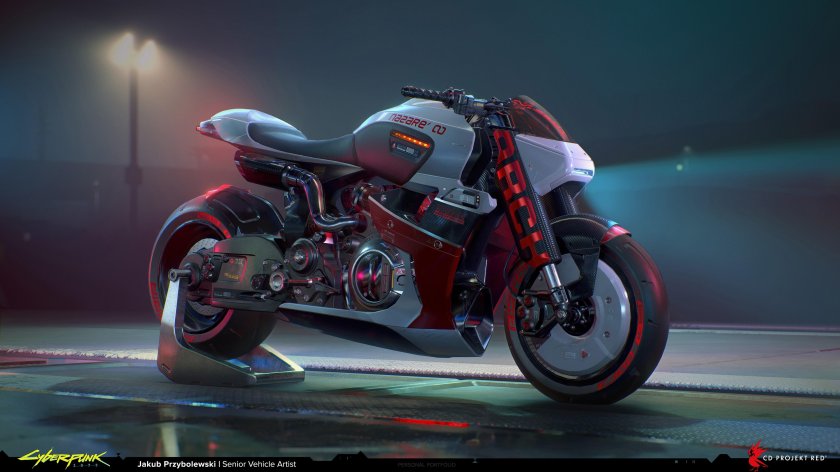 Cyberpunk 2077 мотоциклы