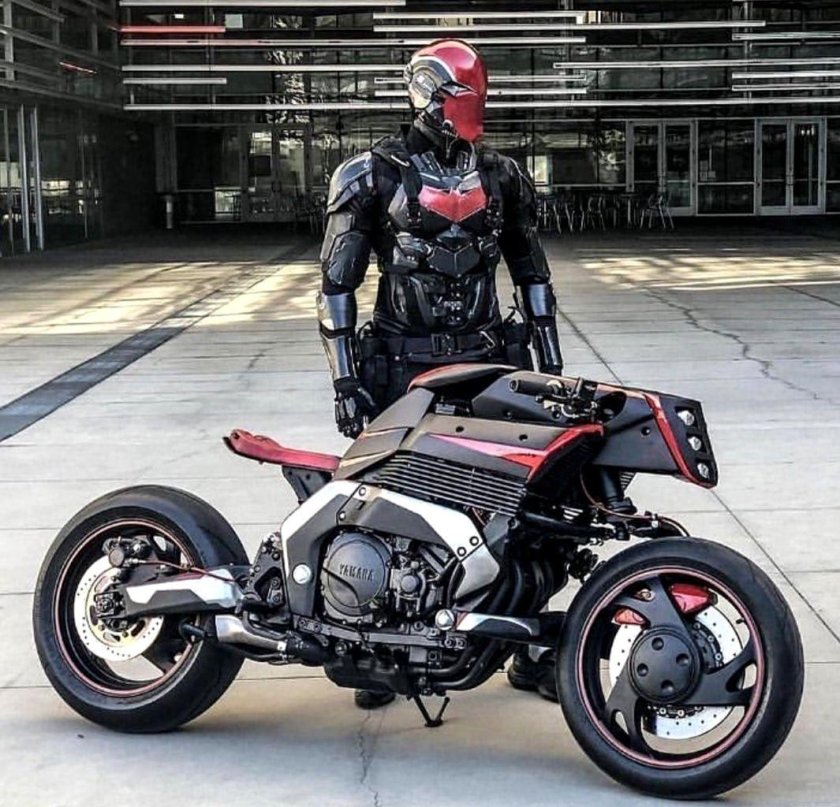 Cyberpunk мотоцикл концепт