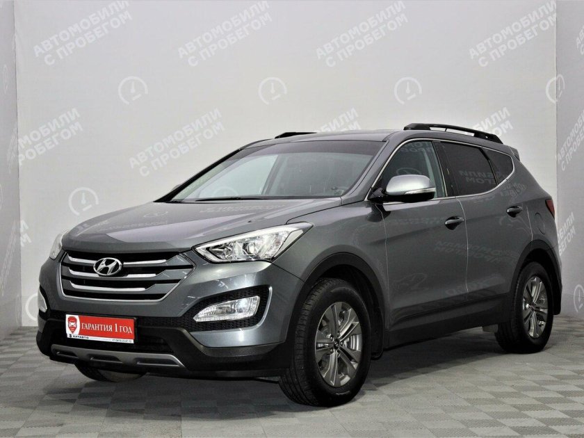 Хендай Санта Фе серый