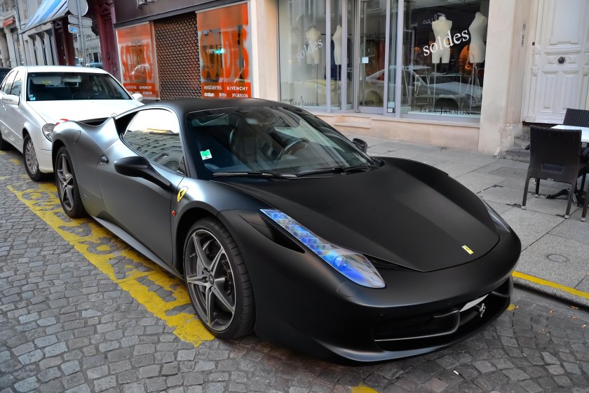 Ferrari 458 Black Matte