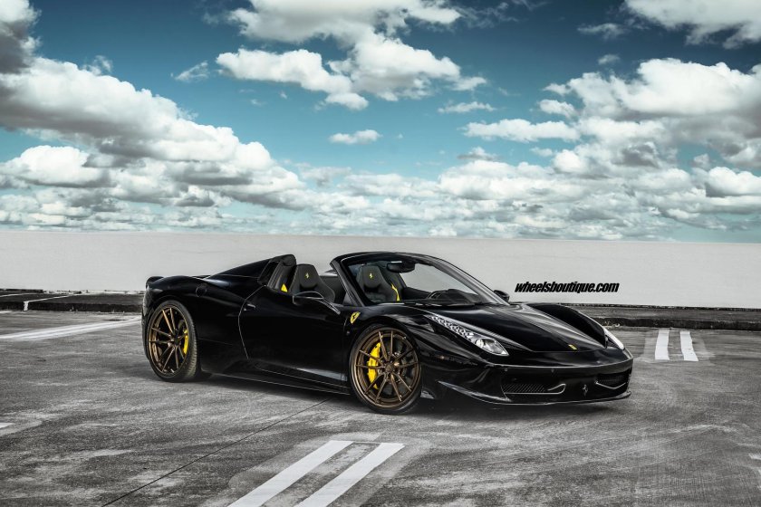 Феррари 458 черная