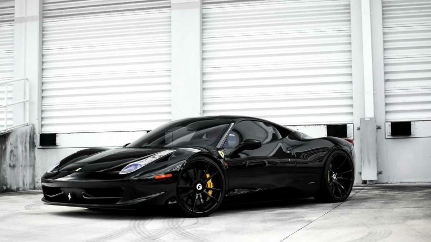 Феррари 458 черная