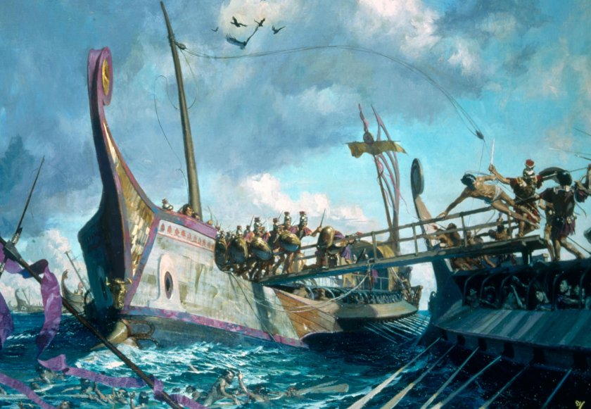 Карфаген Римский флот