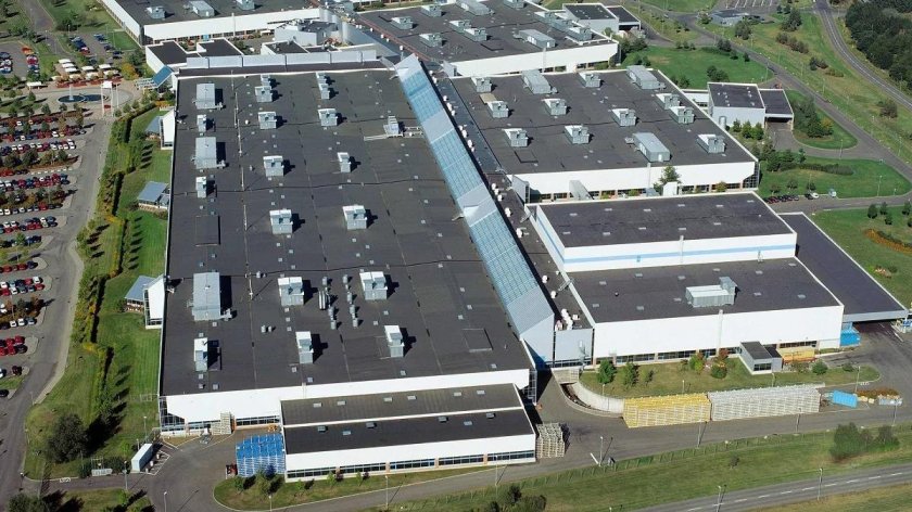 Завод Вольво в Швеции